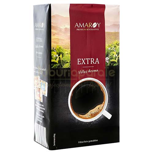 Pachet cu 500g de cafea macinata arabica Amaroy Extra